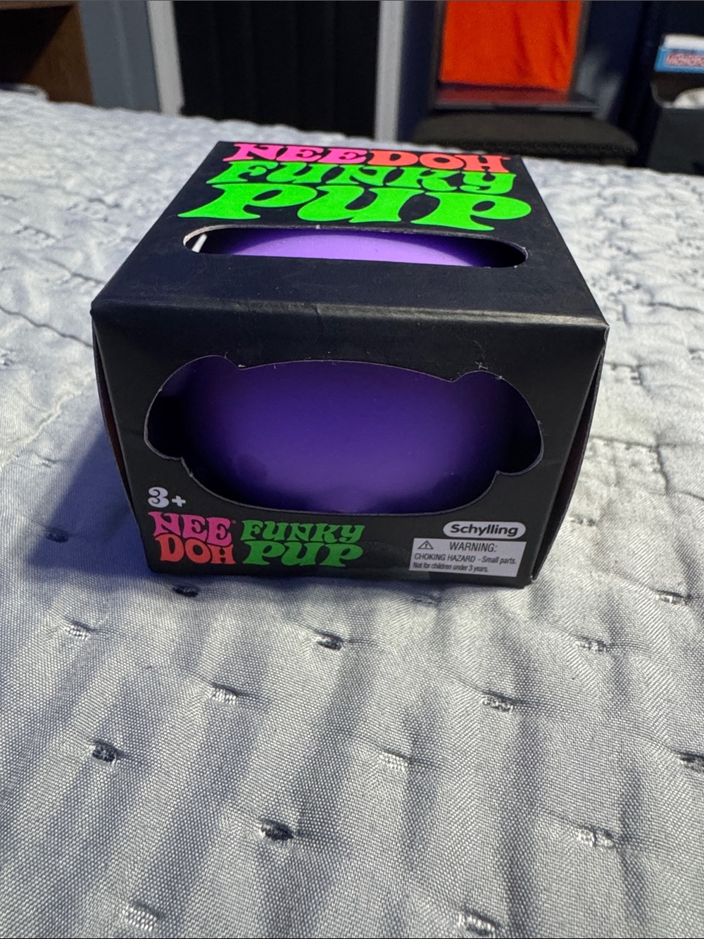 NeeDoh Funky Pup Stress Ball - Purple